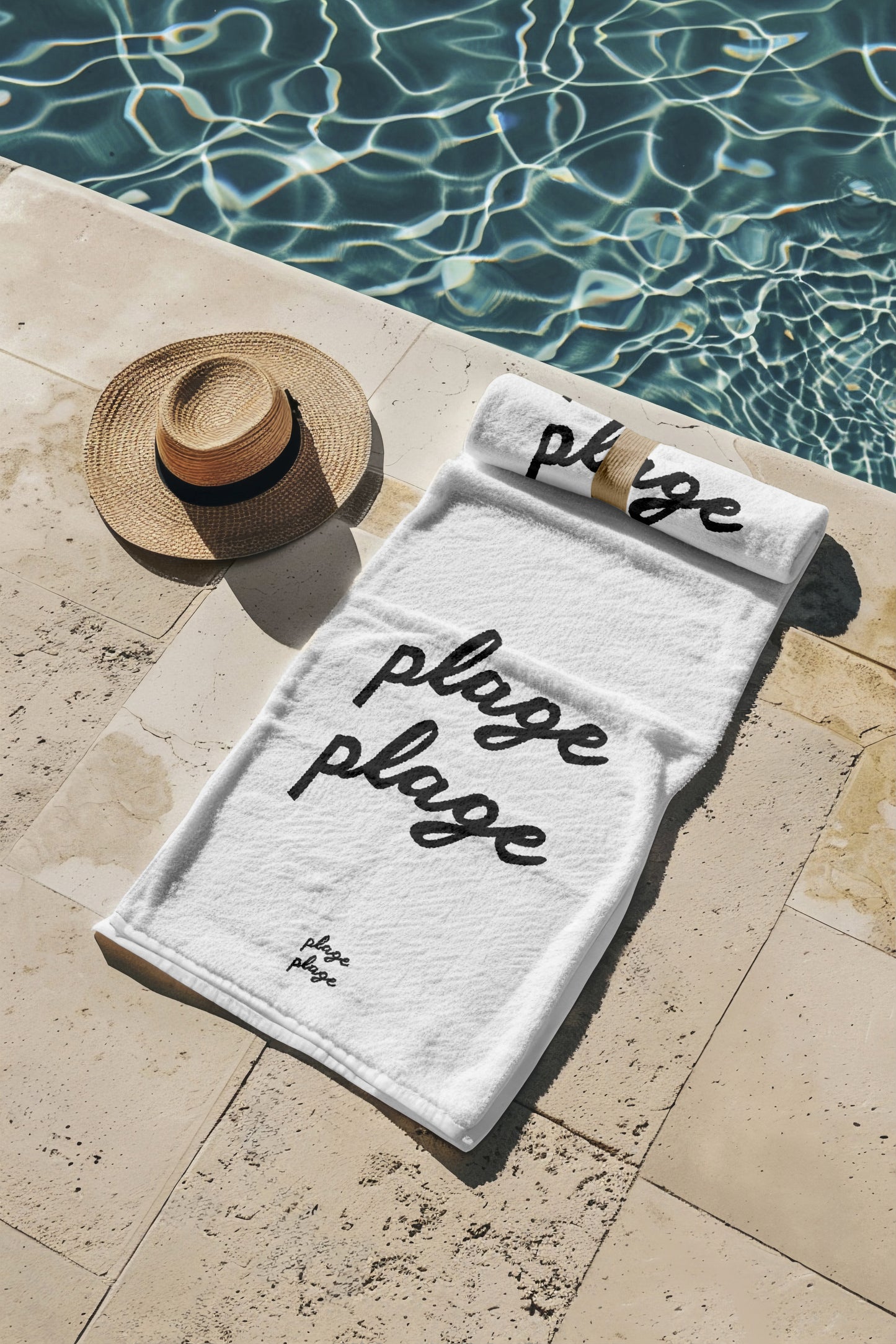 Serviette Plage Plage | Logo