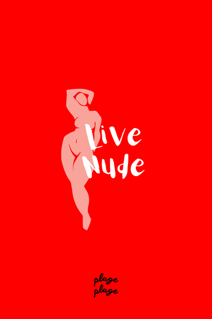 Serviette Plage Plage | Live nude