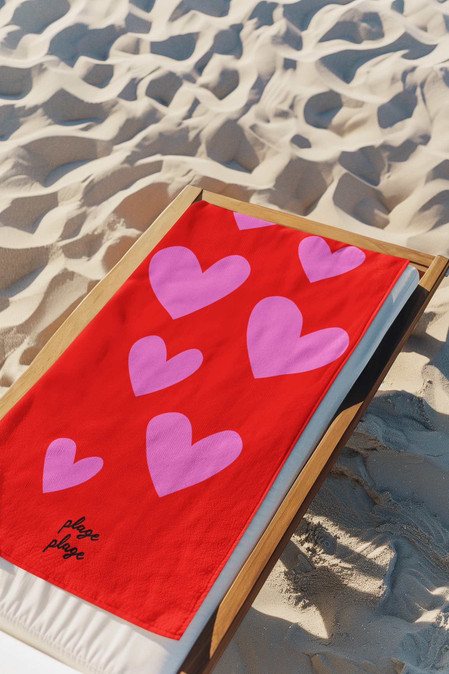 Serviette Plage Plage | Amour