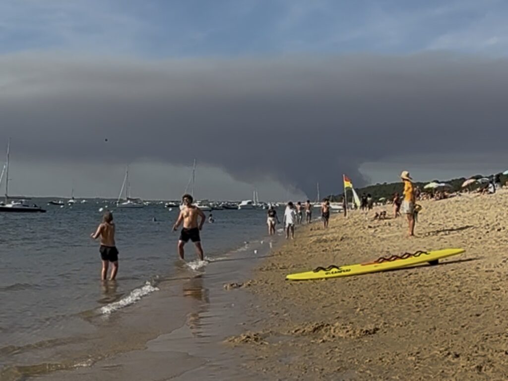 Incendie en Gironde : situation au 23 juillet 2026 près du Bassin d&rsquo;Arcachon