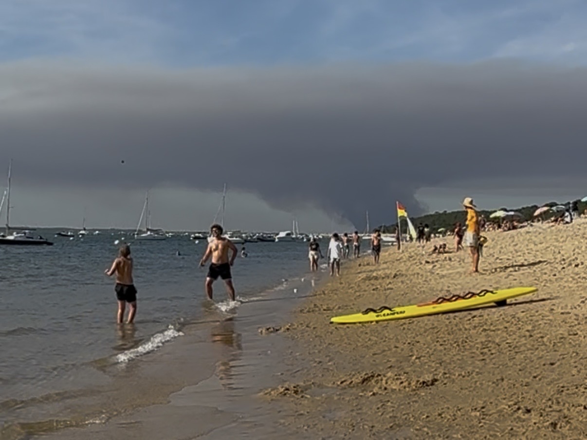 Incendie en Gironde : situation au 23 juillet 2026 près du Bassin d&rsquo;Arcachon