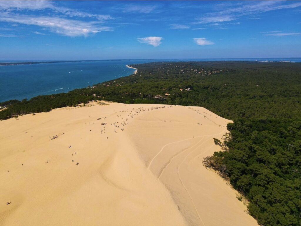 Le Pyla en automne : le Bassin et la dune après la saison